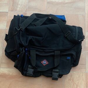 GH Bass Maine Gear Vintage Men's Black Casual Canvas Duffel Travel Bag